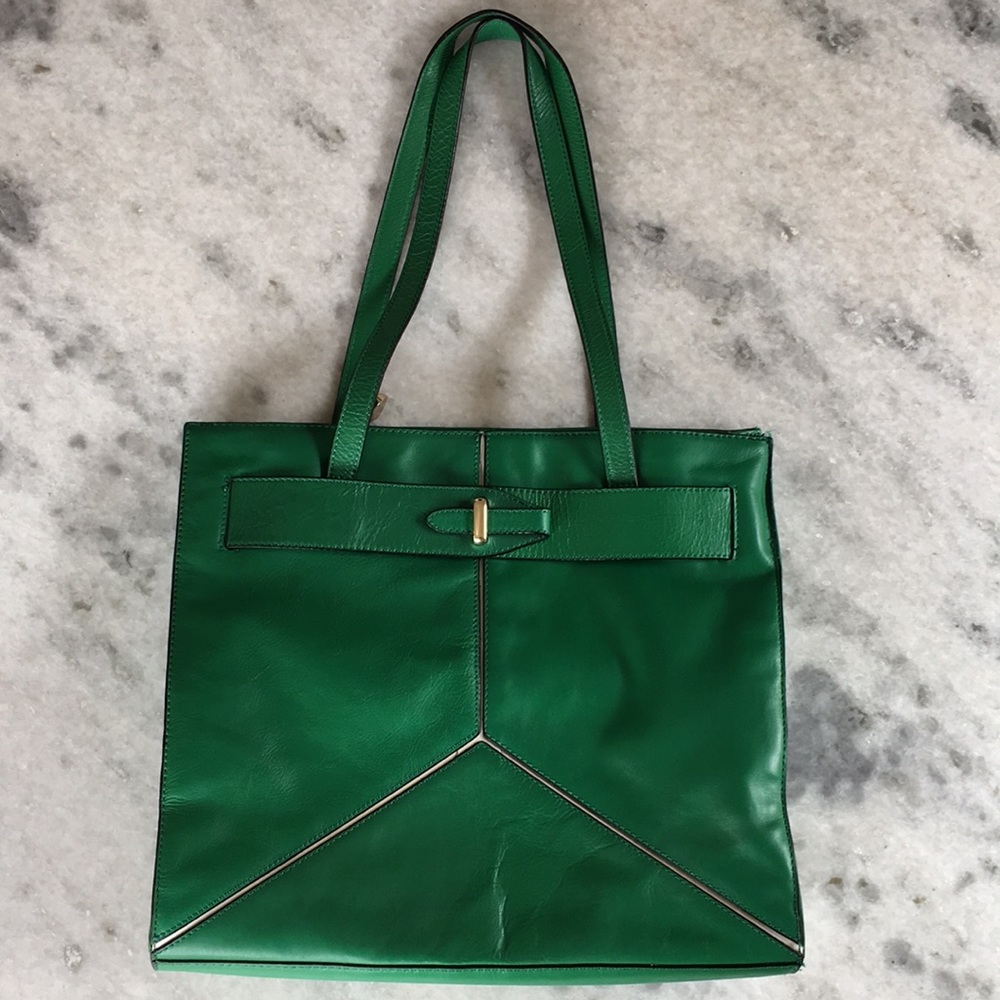 Pour La Victoire Marlow Green Tote